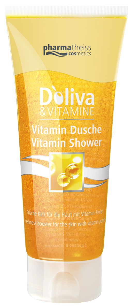 Doliva Vitamine Гель для душа с витаминами, гель для душа, 200 мл, 1 шт.