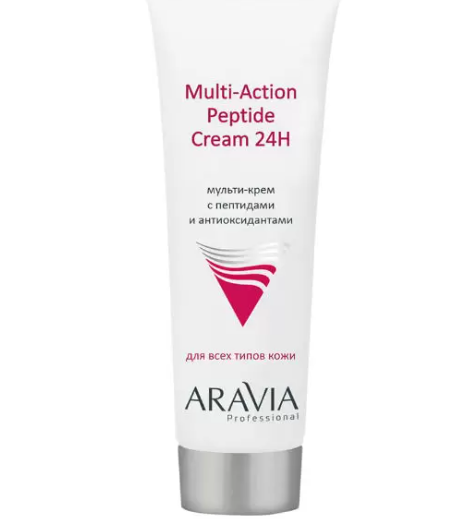 Aravia professional Мульти-крем для лица, крем для лица, с пептидами и антиоксидантным комплексом, 50 мл, 1 шт.