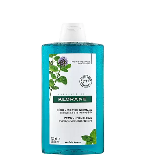 Klorane Шампунь-детокс с экстрактом водной мяты, шампунь, 400 мл, 1 шт.