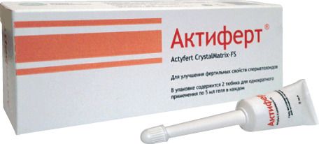 Актиферт CrystalMatrix-FS гель интимный, гель вагинальный, 5 мл, 2 шт.