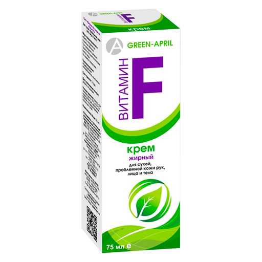 Green April Витамин F крем жирный, крем, для сухой и проблемной кожи, 75 мл, 1 шт.