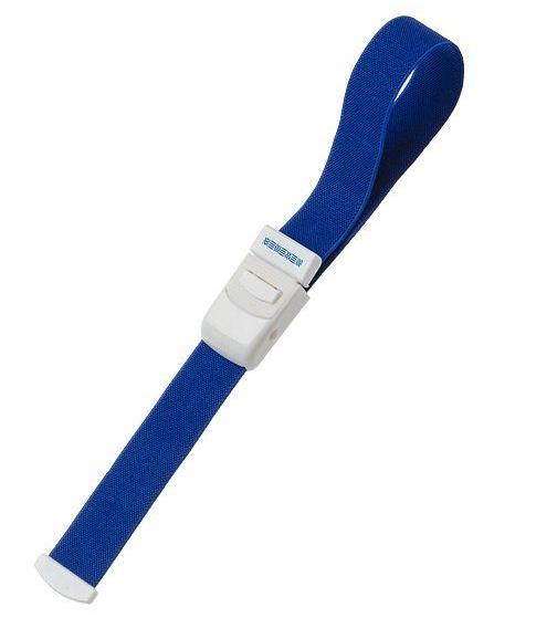 Mederen Жгут кровоостанавливающий, Жгут с пластиковым фиксирующим механизмом, для взрослых голубой, 1 шт.