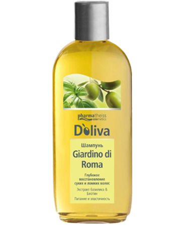 Doliva Шампунь Giardino di Roma глубокое восстановление сухих и ломких волос, шампунь, 200 мл, 1 шт.