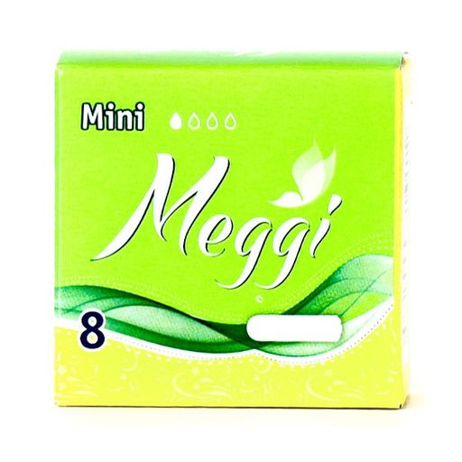 Meggi Mini Тампоны гигиенические, 1 капля, 8 шт.