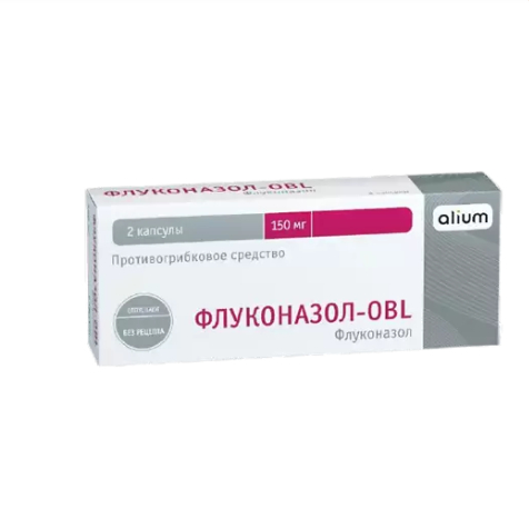 Флуконазол-OBL, 150 мг, капсулы, 2 шт.