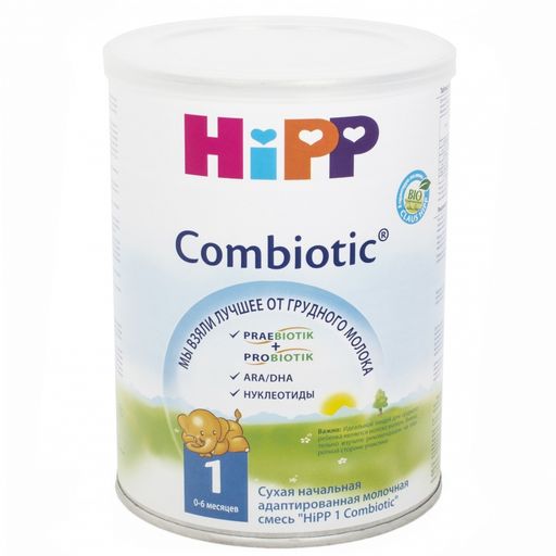 Hipp 1 Сombiotic, смесь молочная сухая, 350 г, 1 шт.