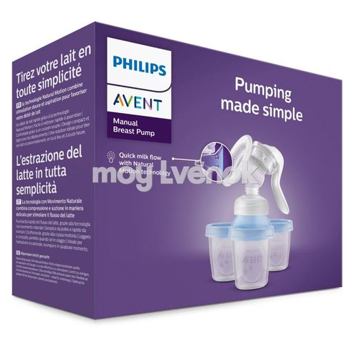Philips Avent Молокоотсос ручной с контейнерами, арт. SCF430/13, 1 шт.